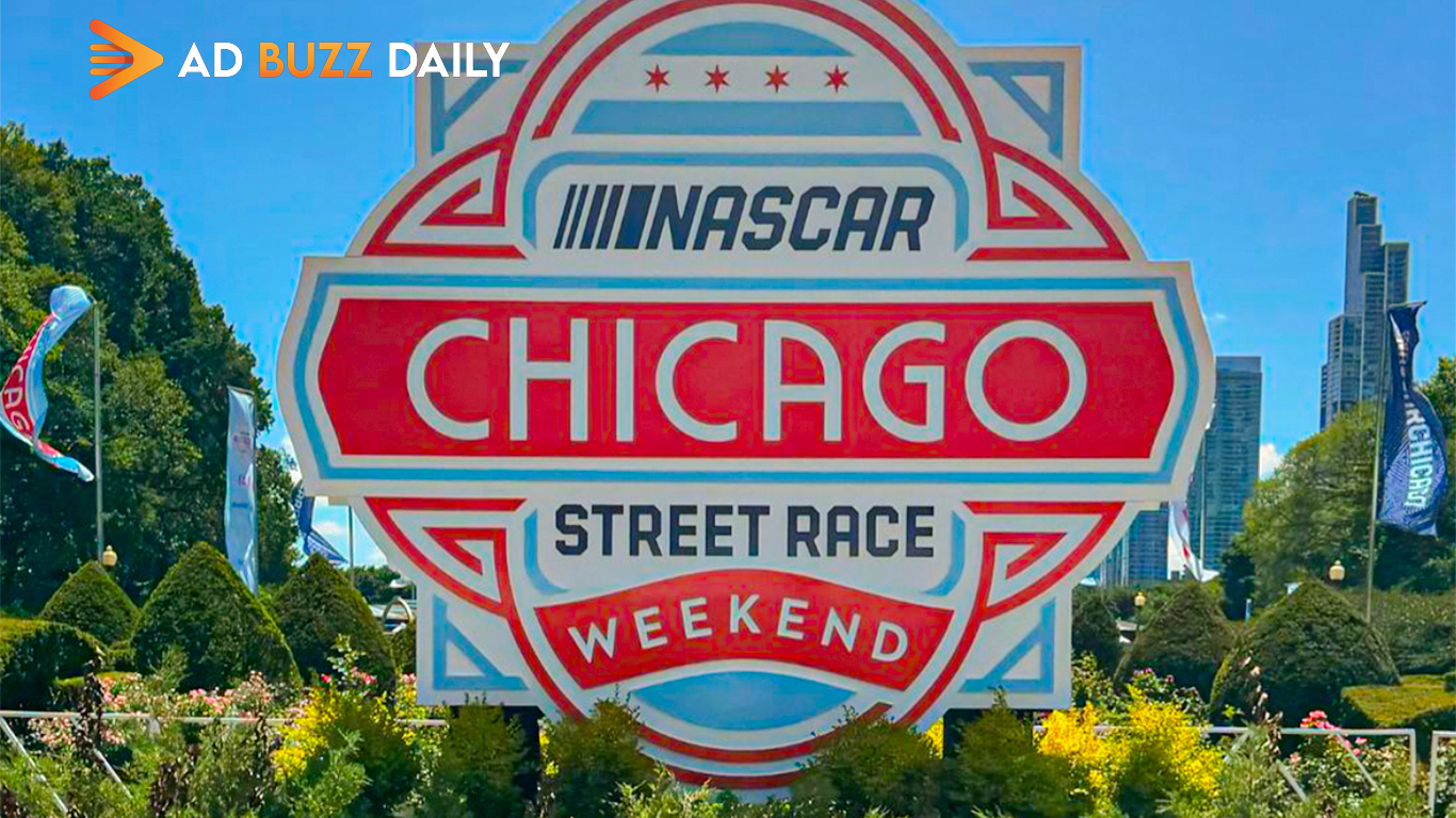 NASCAR Chicago Street Race Sign