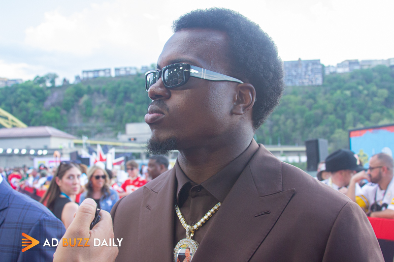 Rueben Bain Jr. at the NFL Draft Red Carpet